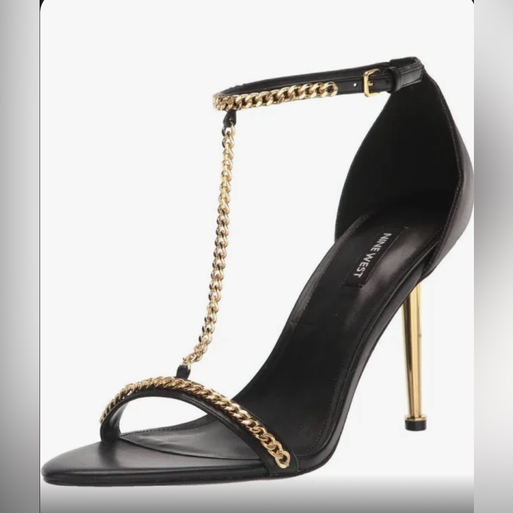 Nine West stiletto heel.